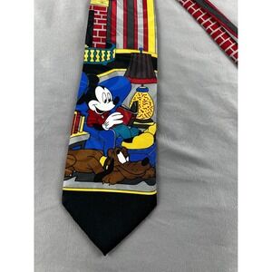 Disney Mickey Mouse & Pluto Tie  100% polyester